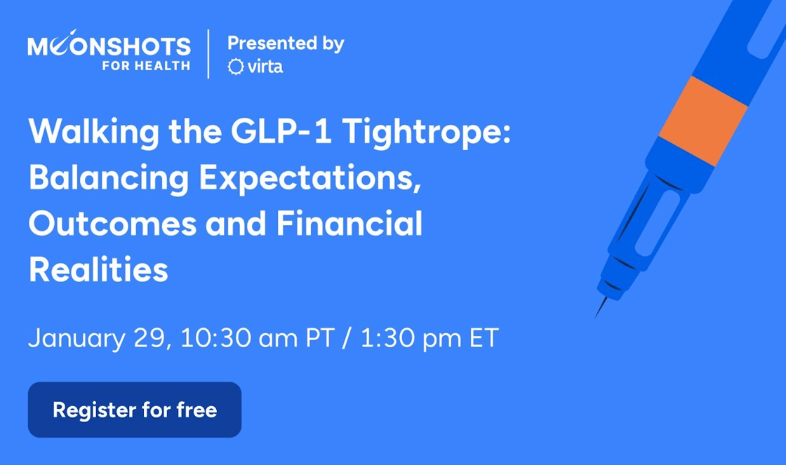 Don't miss this Moonshot's panel session on GLP-1s!